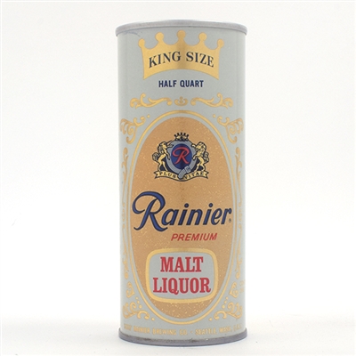 Rainier Malt Liquor Half Quart 16 oz Pull Tab SCARCE 162-19