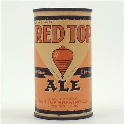 Red Top Ale Opening Instruction Flat Top RARE 119-33