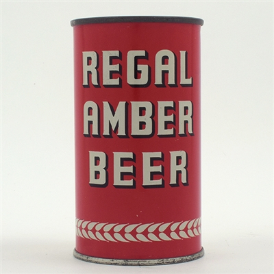 Regal Amber Beer Opening Instruction Flat Top FANTASTIC 120-27