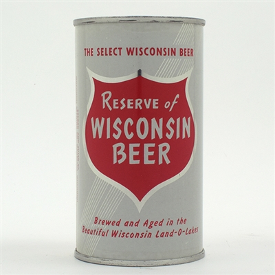 Reserve of Wisconsin Beer Flat Top WISCONSIN UNLISTED
