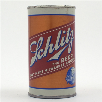 Schlitz Beer Paper Label Mock-up Rolled As Flat Top L183-28