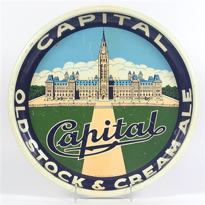 Capital Brewing Co 1930s Canadian Serving Tray