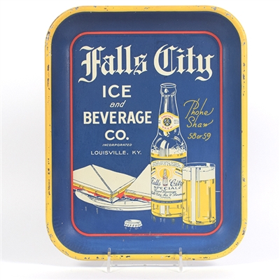 Falls City Ice and Beverage 1930s Prohibition Era Tray