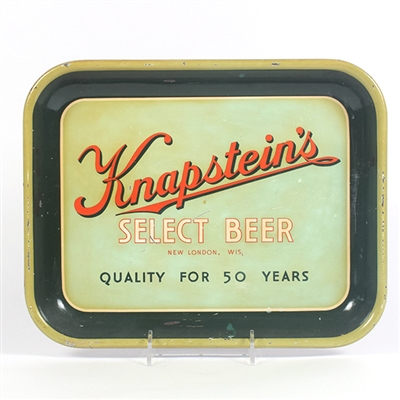 Knapsteins Select Beer 1930s Serving Tray