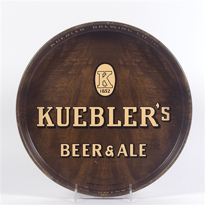 Kueblers Beer and Ale 1930s Serving Tray