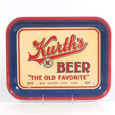 Kurths Beer 1930s Serving Tray
