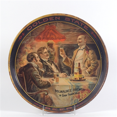 Milwaukee Brewery San Fran Pre-Prohibition Serving Tray