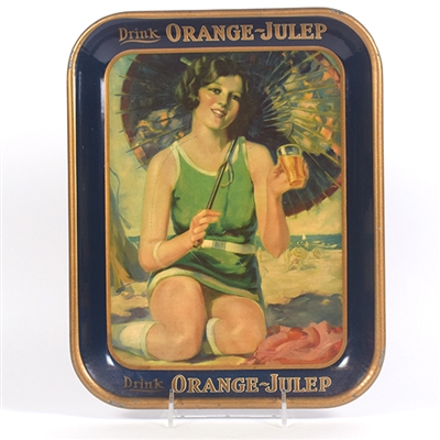 Orange Julep Soft Drink Prohibition Era Serving Tray