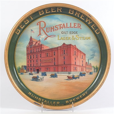 Ruhstaller Pre-Prohibition Factory Scene Serving Tray