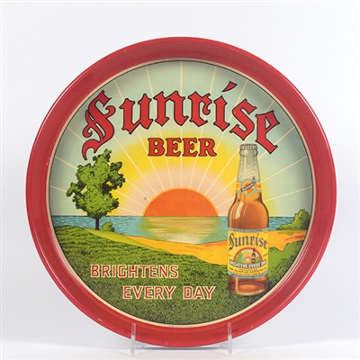 Sunrise Beer 1930s Serving Tray NICE