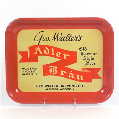 Walters Adler Brau Beer 1930s Serving Tray