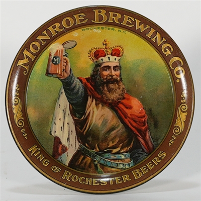 Monroe Brewing King Rochester Beers Tip Tray