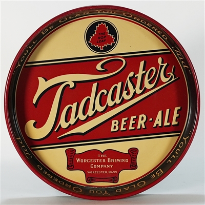 Worcester Tadcaster Beer Ale Youll Be Glad You Ordered Tad Tray