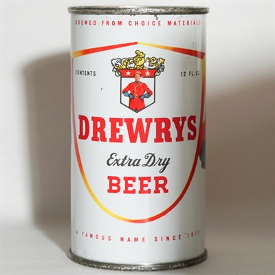 Drewrys Beer Flat Top NATIONAL CAN CO 55-18