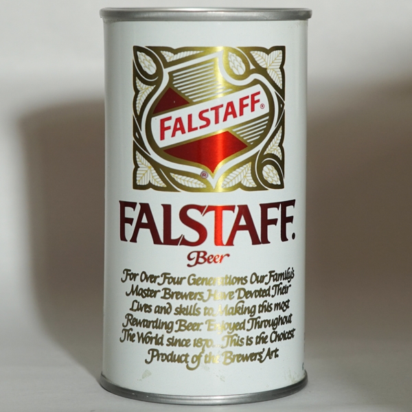 Falstaff Beer Pull Tab TEST METALLIC GOLD WHITE HATCH 232-2