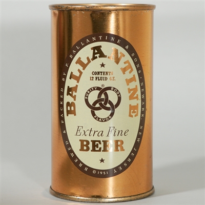 Ballantine Extra Fine Beer Flat Top 33-37