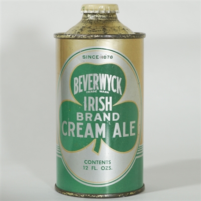 Beverwyck Irish Cream Ale Cone Top NICE CROWN 152-4
