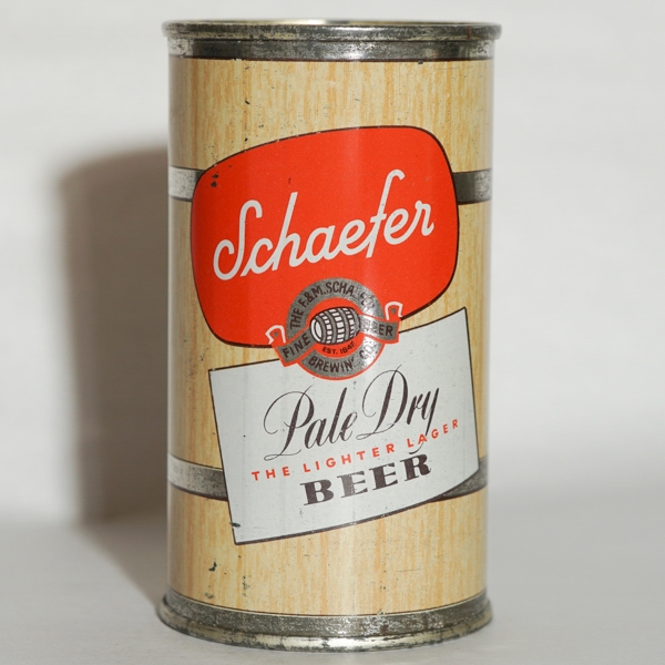 Schaefer Pale Beer Flat Top BROOKLYN LG KEGLINED 128-8