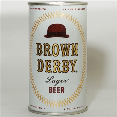 Brown Derby Lager Beer Flat Top GRACE BROS 42-22