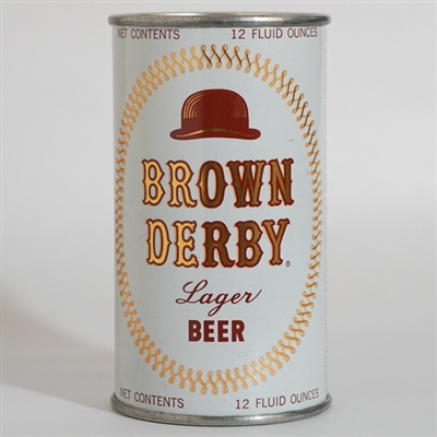 Brown Derby Lager Beer Flat Top CENTURY 42-33