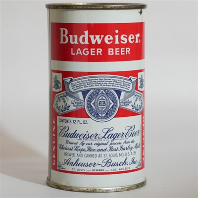 Budweiser Lager Beer Flat Top STRONG LID 3A 44-13