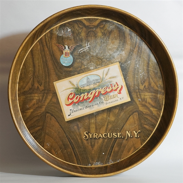 Congress Beer Advertising Tray 