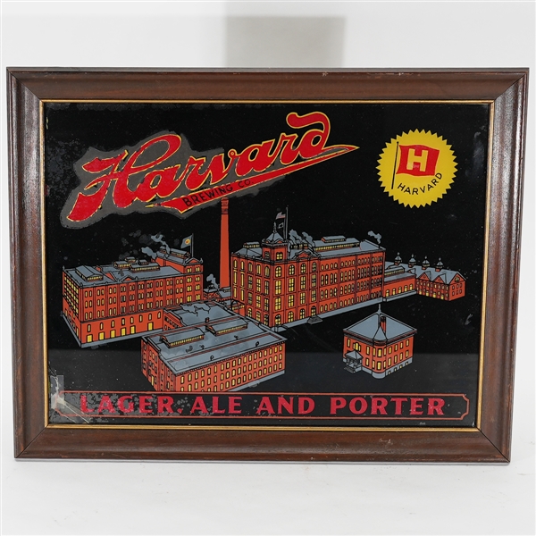 Harvard Lager Ale Porter Factory Scene ROG Ad Panel 