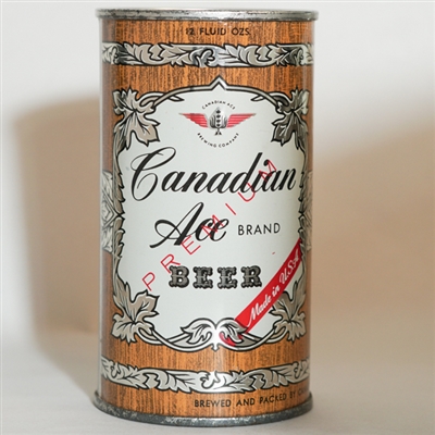 Canadian Ace Beer Flat Top NO CAN CODE EXTRA PREMIUM BEER LID 48-11