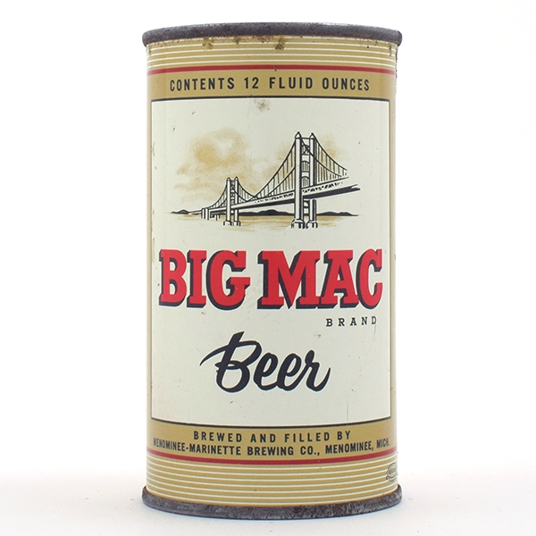 Big Mac Beer Flat Top 37-7