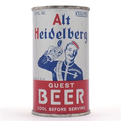 Alt Heidelberg Guest Beer Opening Instruction Flat Top