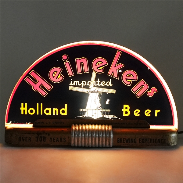 Heinekens Imported Holland Beer Dutch Windmill Illuminated HALO Sign