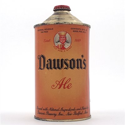 Dawsons Ale Quart Cone Top SWEET 206-13