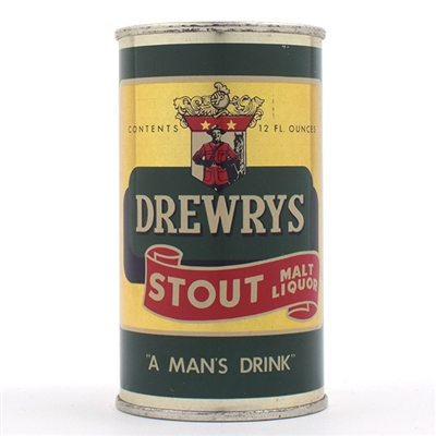 Drewrys Stout Malt Liquor Flat Top AMAZING 55-22