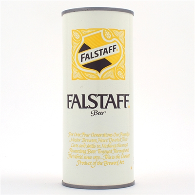 Falstaff Beer 16oz Flat Top UNLISTED