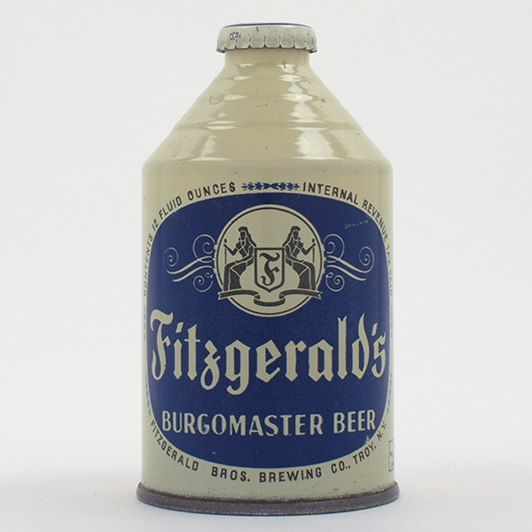 Fitzgerald Burgomaster Beer Crowntainer Cone Top SHARP 194-1