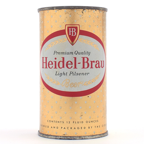 Heidel-Brau Beer Flat Top SIOUX CITY 81-8