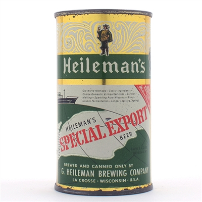 Heilemans Special Export Beer Flat Top WHITE UNLISTED