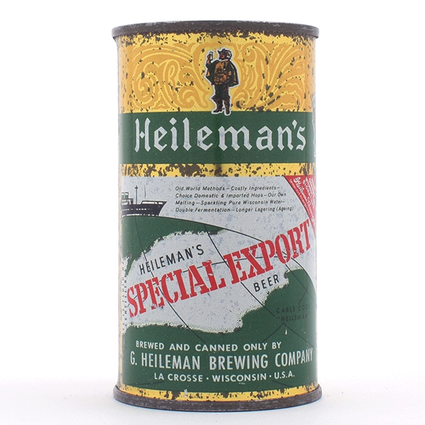 Heilemans Special Export Beer Flat Top YELLOW 81-23