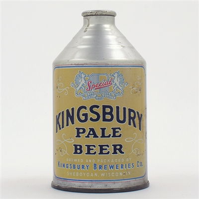 Kingsbury Beer Crowntainer Cone Top 196-8