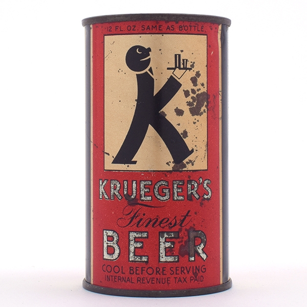 Kruegers Beer Baldy Long Opener Flat Top 90-3