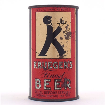 Kruegers Beer Baldy Long Opener Flat Top 90-3