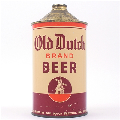 Old Dutch Beer Quart Cone Top OLD DUTCH RARE 215-18