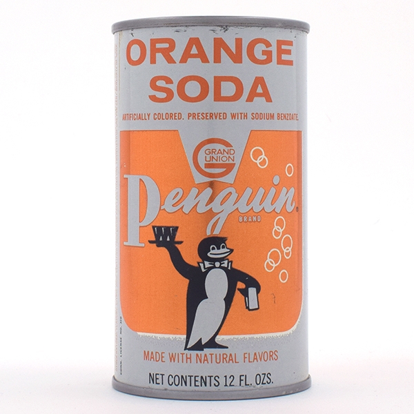 Penguin Orange Soda Flat Top FUN GRAPHICS