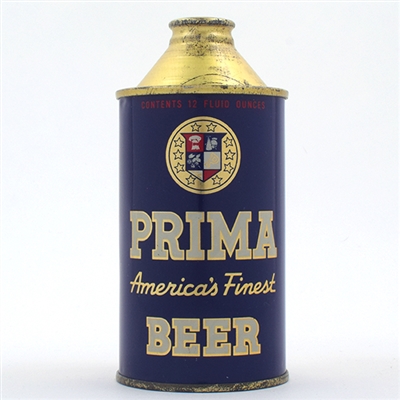 Prima Beer Cone Top PRIMA NICE UNLISTED