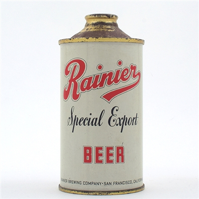 Rainier Beer Cone Top 180-12