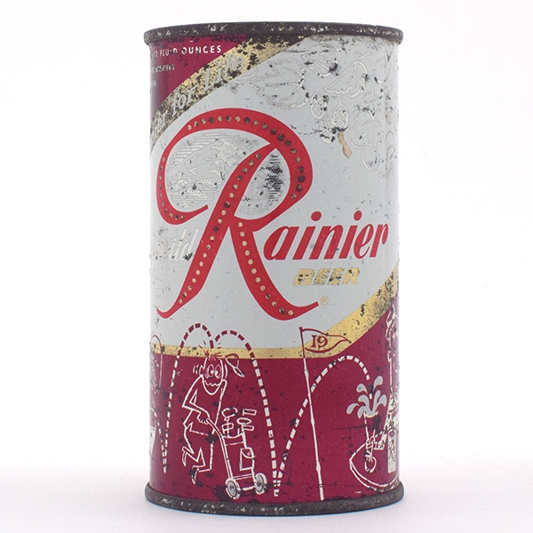 Rainier Jubilee Golf Motif Dark Maroon UNLISTED