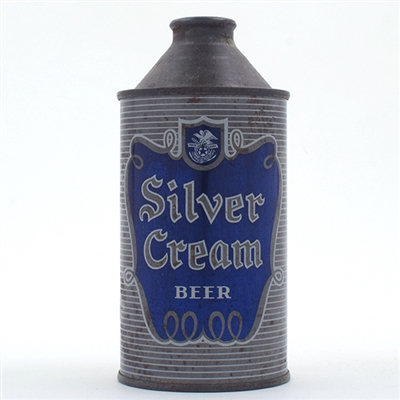 Silver Cream Beer Cone Top 185-18