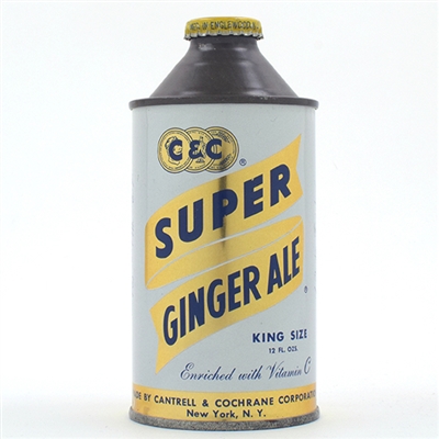 Super C and C Ginger Ale Soda Cone Top