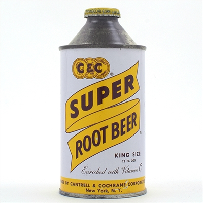 Super C and C Root Beer Soda Cone Top