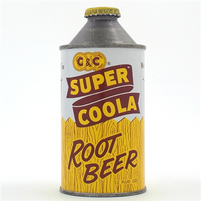 Super C and C Root Beer Soda Cone Top